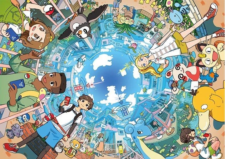 Pokemon GO arte 5 aniversario ilustracion TAO