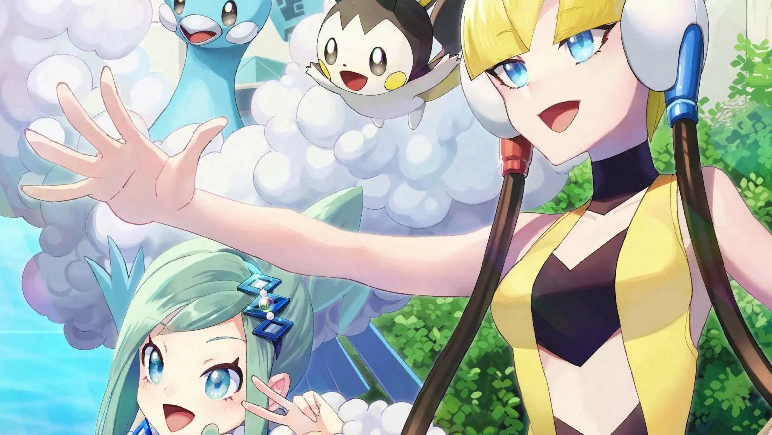 Pokemon Masters EX arte Camila Ariana portada