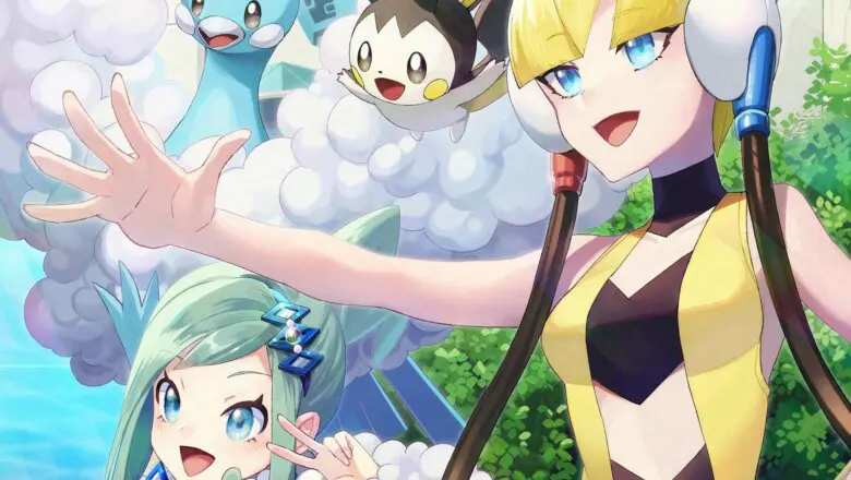 Pokemon Masters EX arte Camila Ariana portada