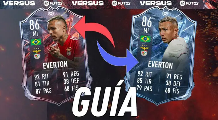 Imagen de FIFA 22: guía para conseguir a Éverton FUT Versus (Fuego o Hielo) gratuito