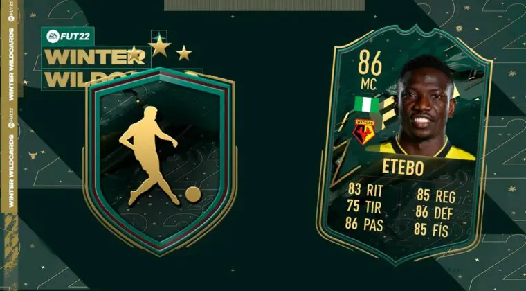 Imagen de FIFA 22: ¿Merece la pena Oghenekaro Etebo Winter Wildcards? + Solución del SBC