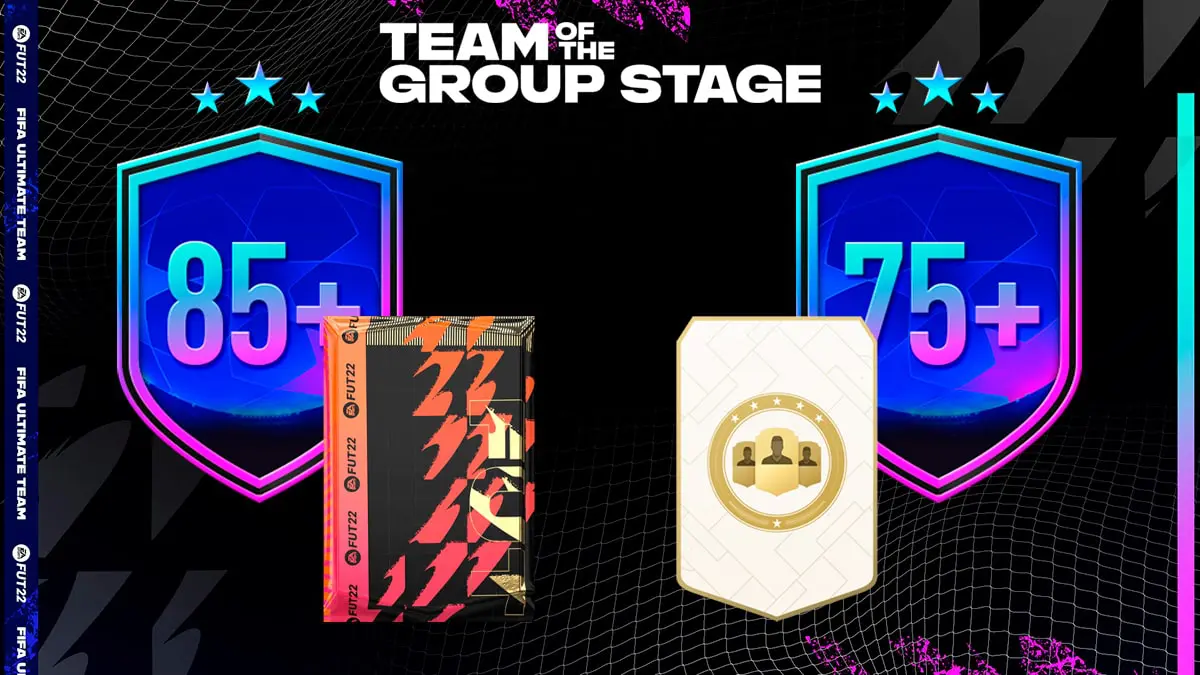 FIFA 22 Ultimate Team SBC Mejora 85+ Elección de jugador 75+