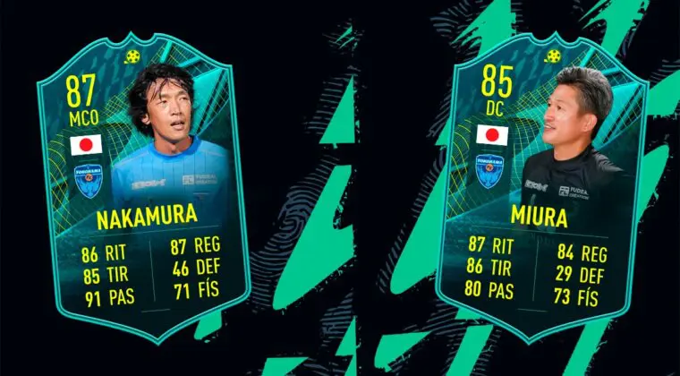 Imagen de FIFA 22: ¿Merece la pena el Dúo Momentos (Miura y Nakamura Moments) + Solución del SBC