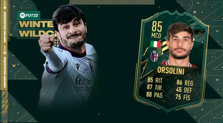 Imagen de FIFA 22: ¿Merece la pena Riccardo Orsolini Winter Wildcards? + Solución del SBC
