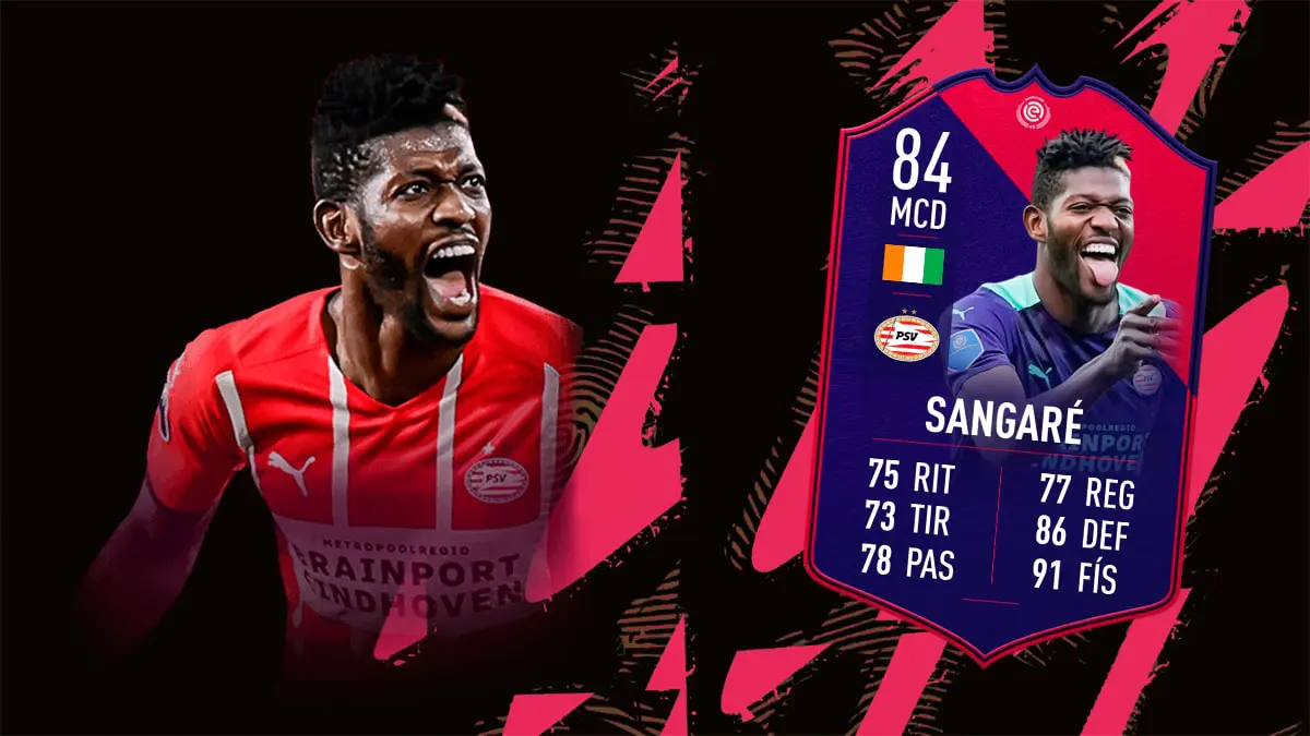 FIFA 22 Ultimate Team SBC Sangaré POTM Eredivisie noviembre