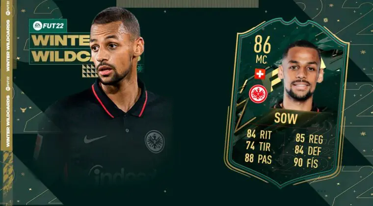 Imagen de FIFA 22: ¿Merece la pena Djibril Sow Winter Wildcards? + Solución del SBC