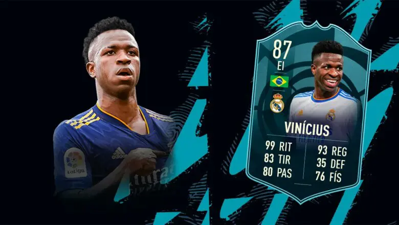 FIFA 22 Ultimate Team SBC Vinícius POTM LaLiga Santander noviembre