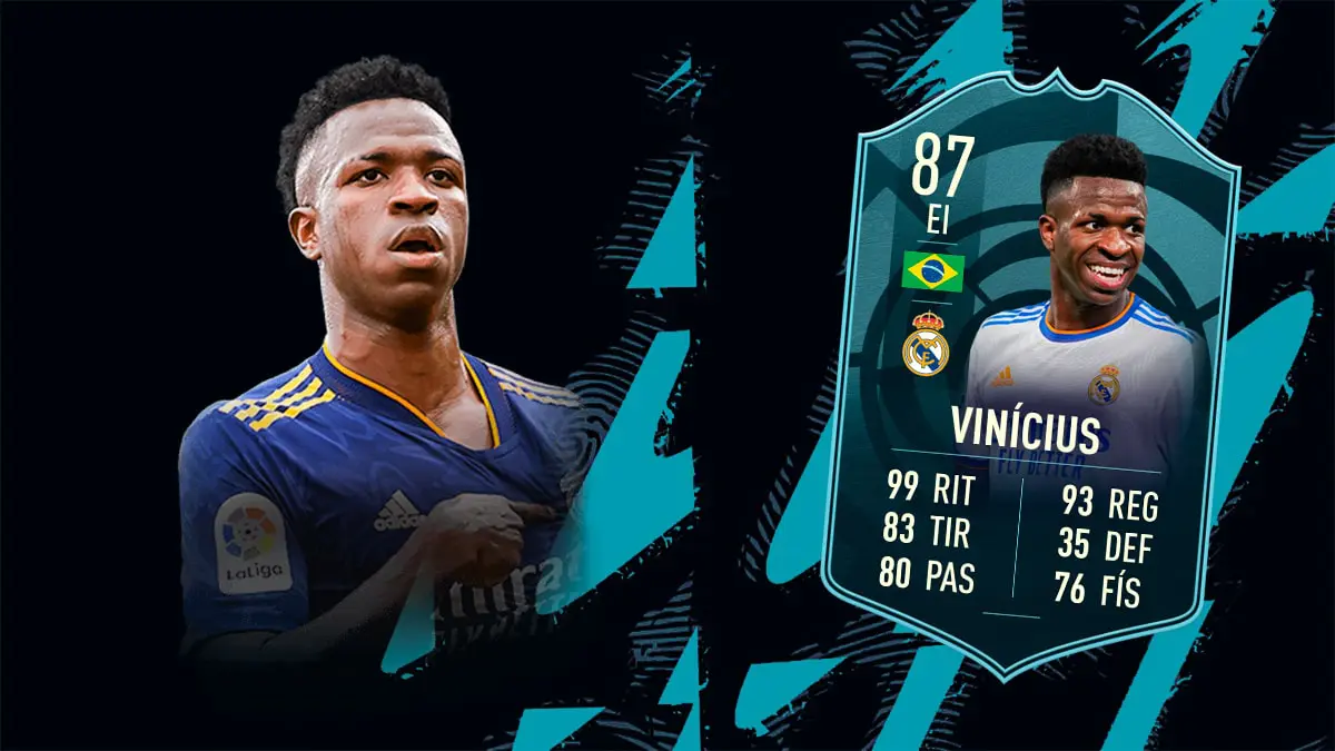 FIFA 22 Ultimate Team SBC Vinícius POTM LaLiga Santander noviembre