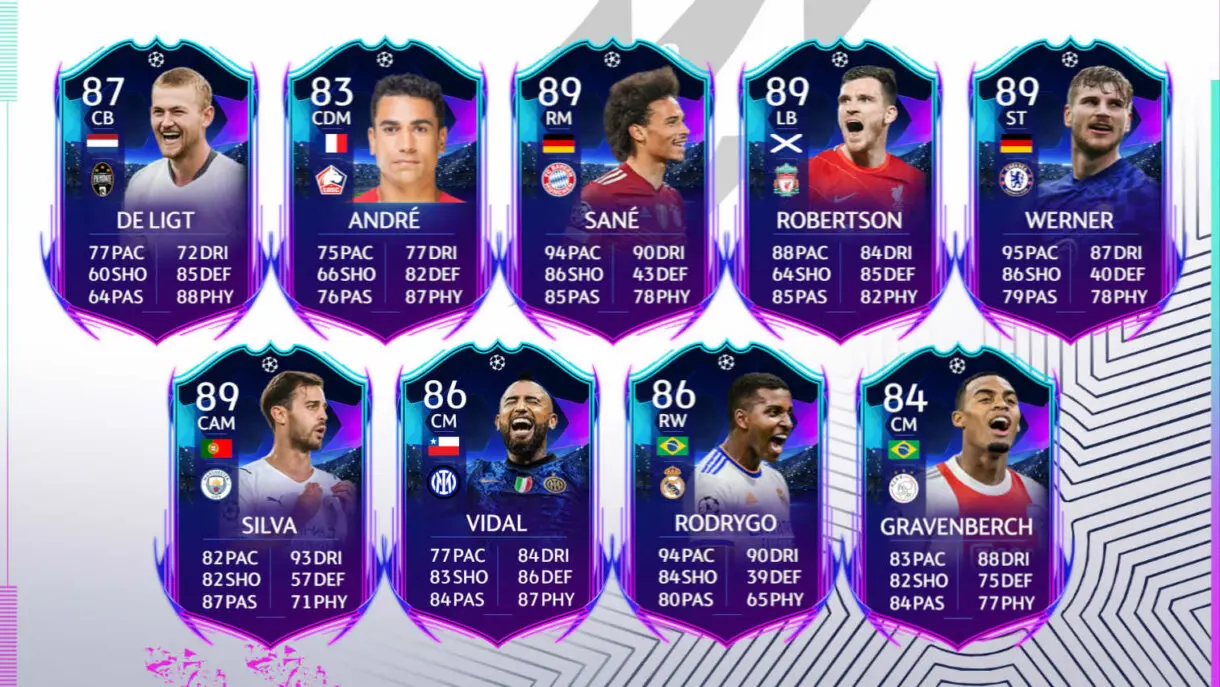 FIFA 22: todos los upgrades y RTTK de la Champions League que no mejorarán nunca (último seguimiento) Ultimate Team doble mejora