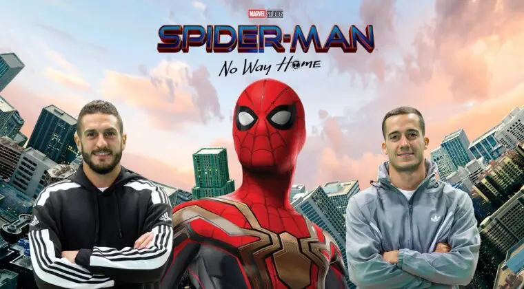 Imagen de Spider-Man: No Way Home se cuela en el derby madrileño entre el Real Madrid y el Atleti