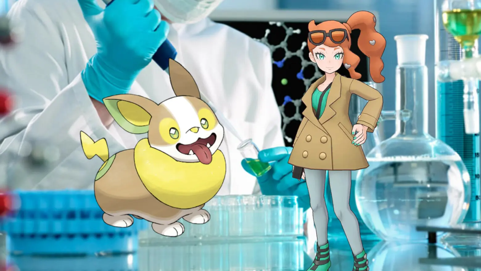 Sonia y Yamper Pokemon Masters EX