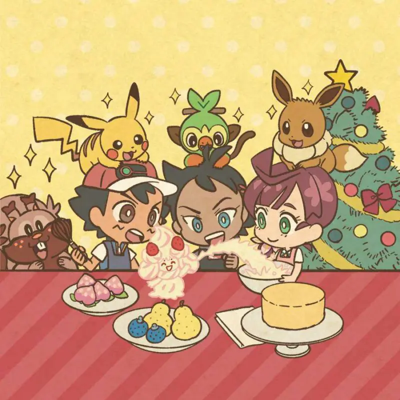 Viajes Pokemon arte Navidad