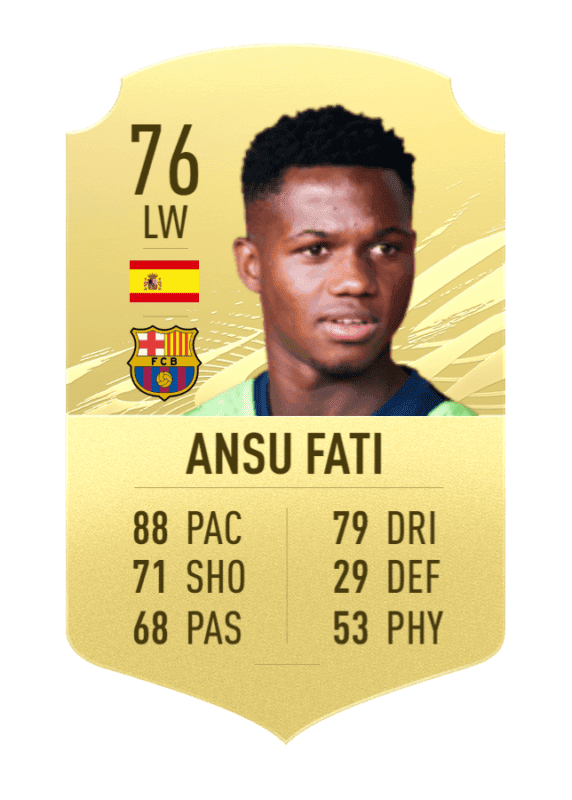 FIFA 21 Modo Carrera: jóvenes promesas con potencial alto, a buen precio y que puedes fichas desde el primer día Ansu Fati