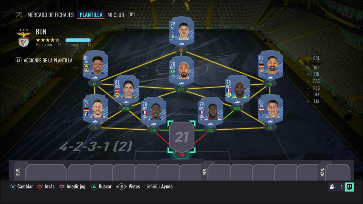 FIFA 21: equipo muy barato de la Bundesliga para empezar Ultimate Team