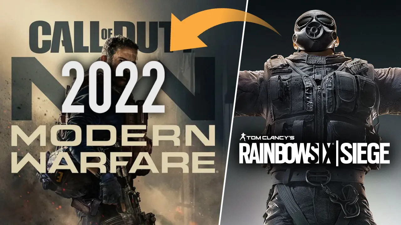 call of duty modern warfare 2 rainbow six siege 2022