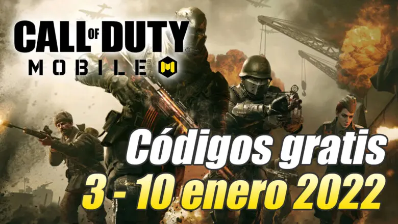 cod mobile codigos enero 2022