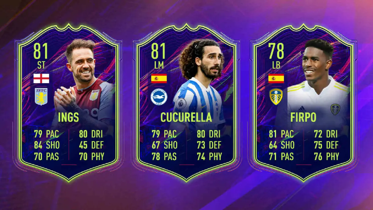 FIFA 22: anunciados otros tres Ones to Watch que llegarán próximamente a Ultimate Team (OTW) Firpo, Cucurella e Ings