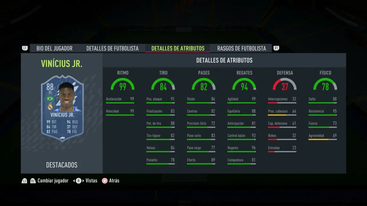 FIFA 22: ¡Oficial! Ya disponible en Ultimate Team el segundo equipo Headliners Vinícius