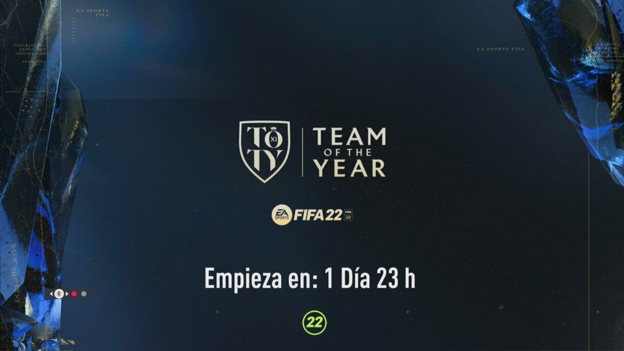 FIFA 22: EA Sports confirma oficialmente cuándo comienza el TOTY Ultimate Team nueva pantalla de carga sobre el Equipo del Año