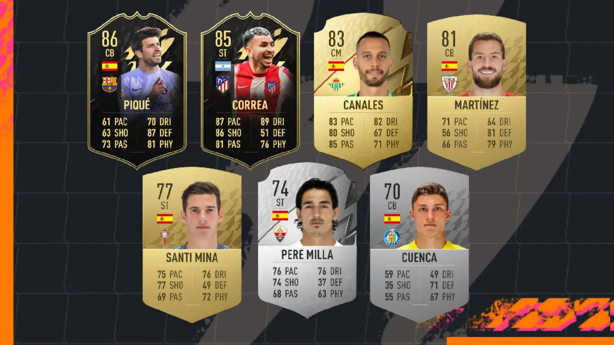 FIFA 22: estos son los candidatos al POTM de la Liga Santander en enero Ultimate Team lista completa