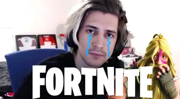 Imagen de xQc regresó por fin a Fortnite, pero por poco tiempo por culpa de un enfado monumental