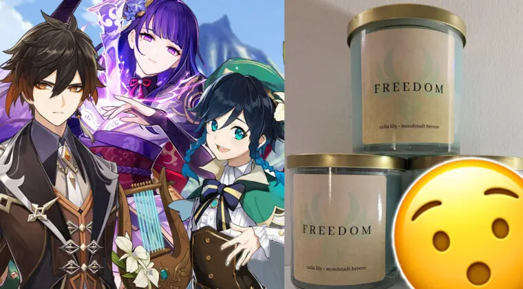 Imagen de Fan de Genshin Impact se basa en los Arcontes para hacer unas velas que te vas a querer comprar
