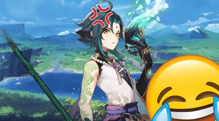 Imagen de Un raro (pero gracioso) bug de Genshin Impact hace que Xiao se quede nadando en el aire