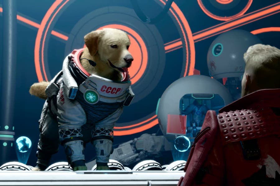guardians of the galaxy videojuego cosmo perro espacial
