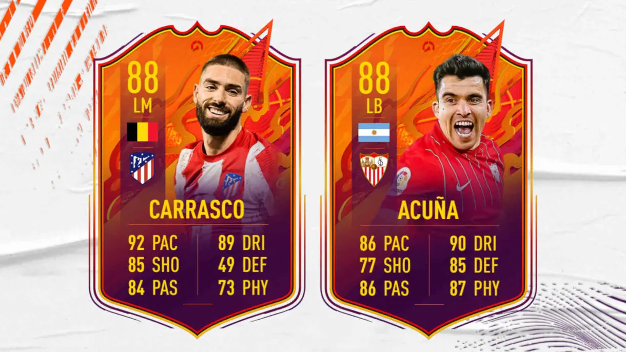 FIFA 22: la Liga Santander destaca en el primer seguimiento de Headliners Ultimate Team jugadores con una victoria