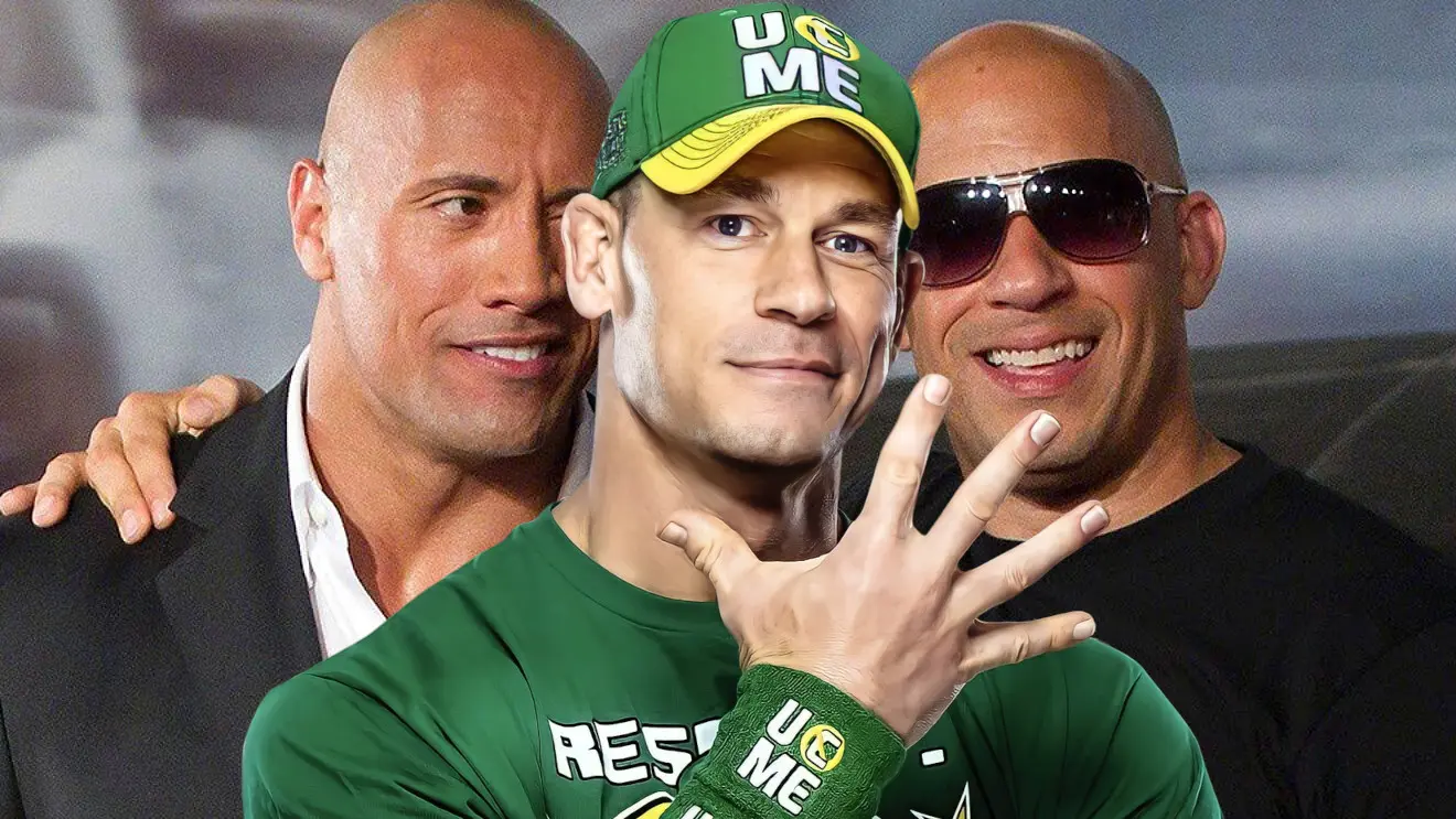 John Cena Dwayne Johnson Vin Diesel