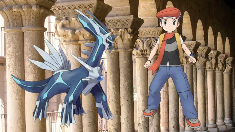 Leon y Dialga Pokemon Masters EX