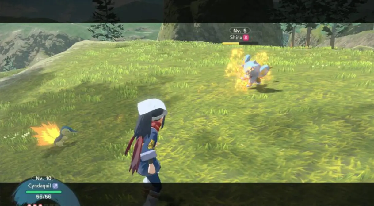 Leyendas Pokemon Arceus batalla
