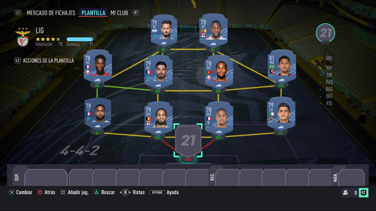 FIFA 21: equipo muy barato de la Ligue One para empezar Ultimate Team