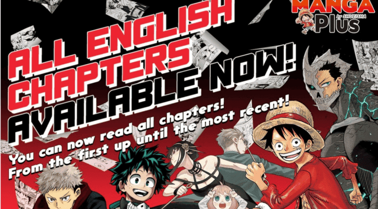 Imagen de Manga Plus hace disponibles TODOS sus capítulos de mangas en publicación
