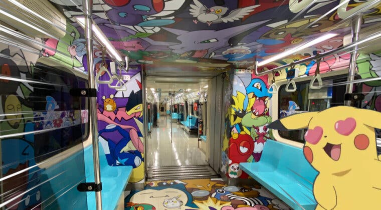 Imagen de Flipa con este metro temático de Leyendas Pokémon: Arceus en el que querrás viajar siempre