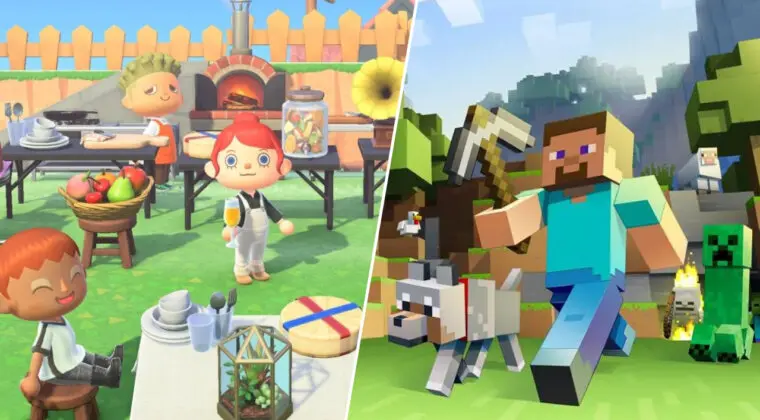 Imagen de Animal Crossing: New Horizons y Minecraft se fusionan en esta espectacular habitación hecha en el juego