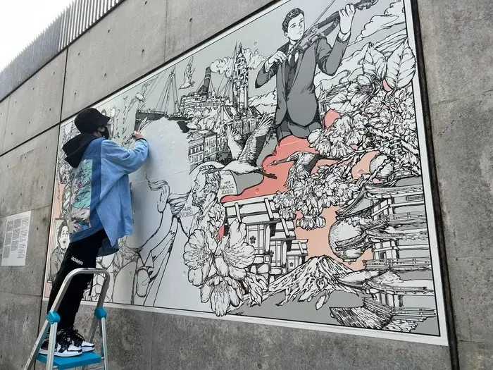 mural einstein manga 3
