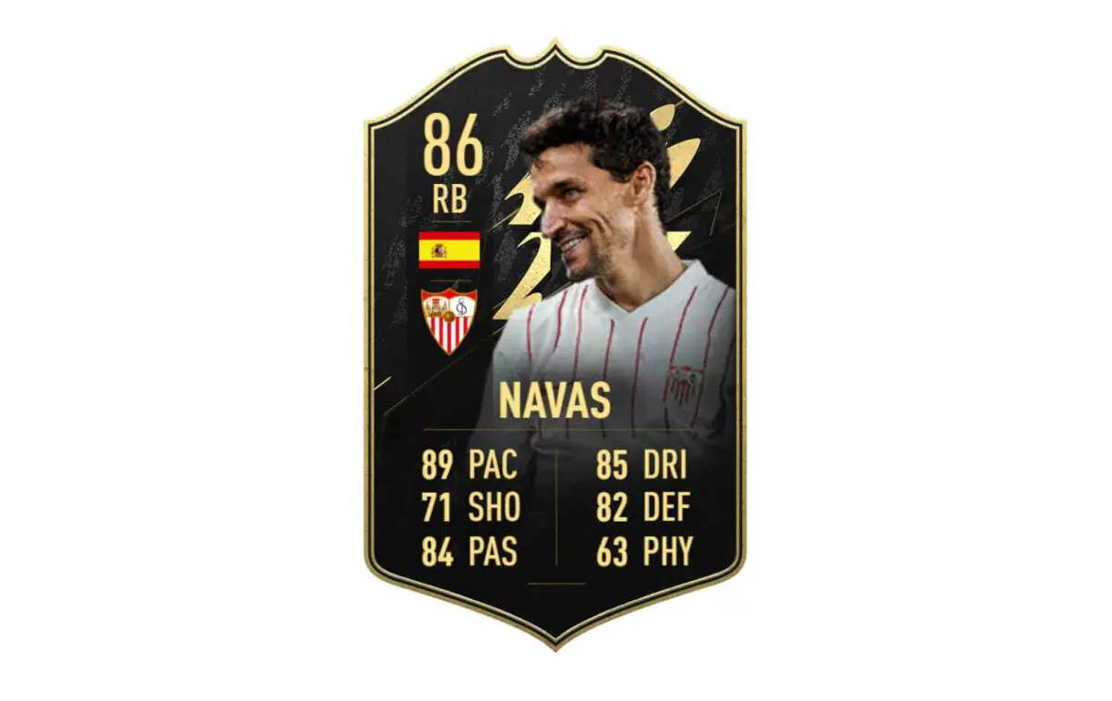 FIFA 22: filtrado el segundo equipo Road to the Knockouts (RTTK) Ultimate Team caso Navas