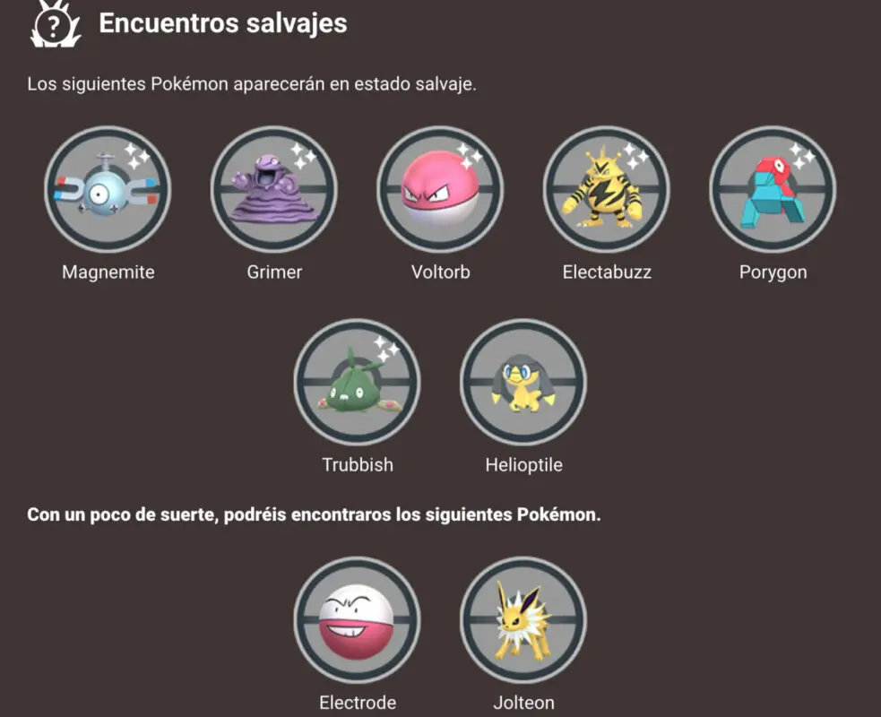 Pokemon GO evento Central de Energia
