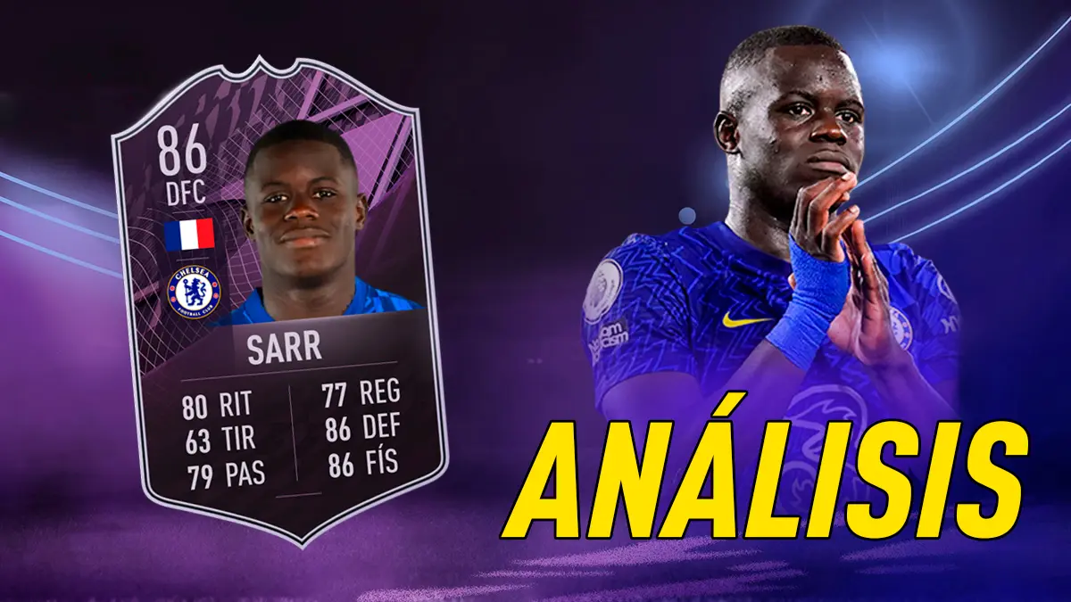 FIFA 22 Ultimate Team Análisis Sarr Jugador de Liga