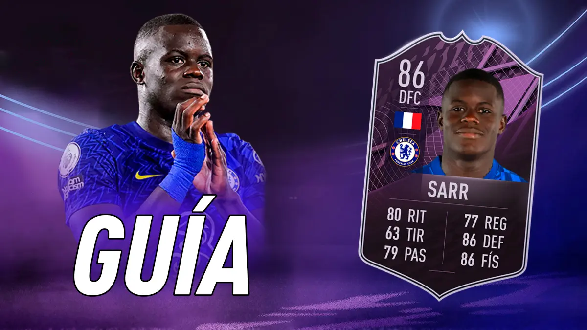 FIFA 22 Ultimate Team Guía Sarr Jugador de Liga