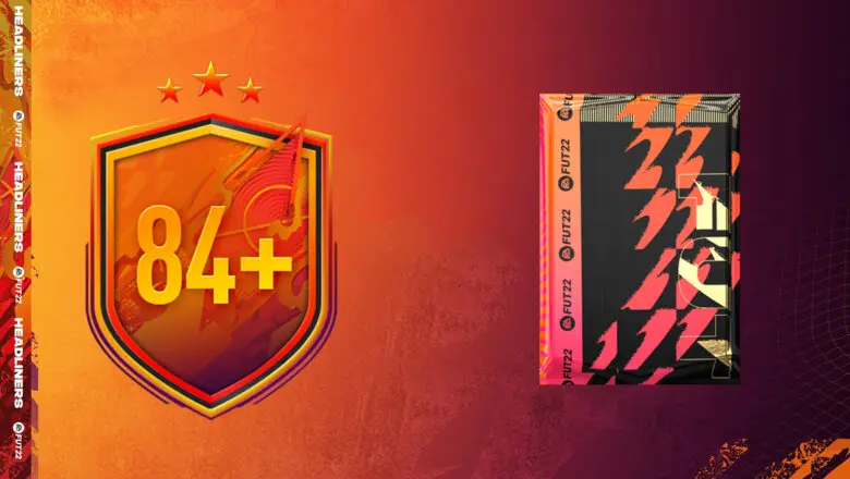FIFA 22 Ultimate Team SBC Elección de jugador 84+