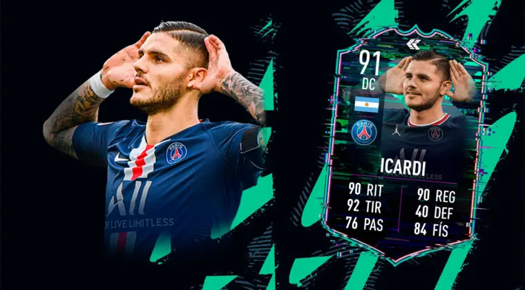 Imagen de FIFA 22: ¿Merece la pena Mauro Icardi Flashback? + Solución del SBC