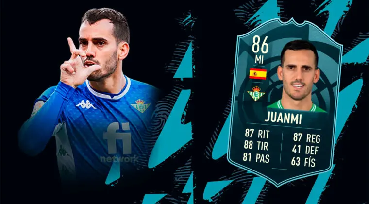 Imagen de FIFA 22: ¿Merece la pena Juanmi POTM de la Liga Santander? + Solución del SBC