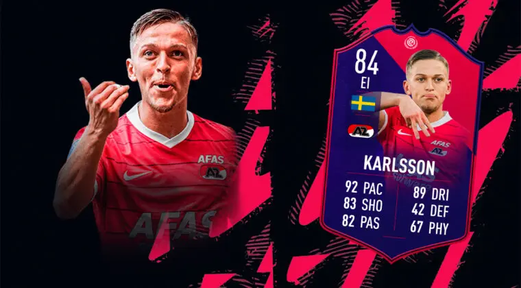 Imagen de FIFA 22: ¿Merece la pena Jesper Karlsson POTM de la Eredivisie? + Solución del SBC