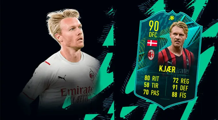 Imagen de FIFA 22: ¿Merece la pena Simon Kjaer Moments? + Solución del SBC