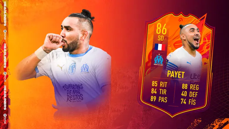 FIFA 22 Ultimate Team SBC Payet Headliners