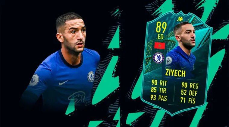 Imagen de FIFA 22: ¿Merece la pena Hakim Ziyech Moments? + Solución del SBC
