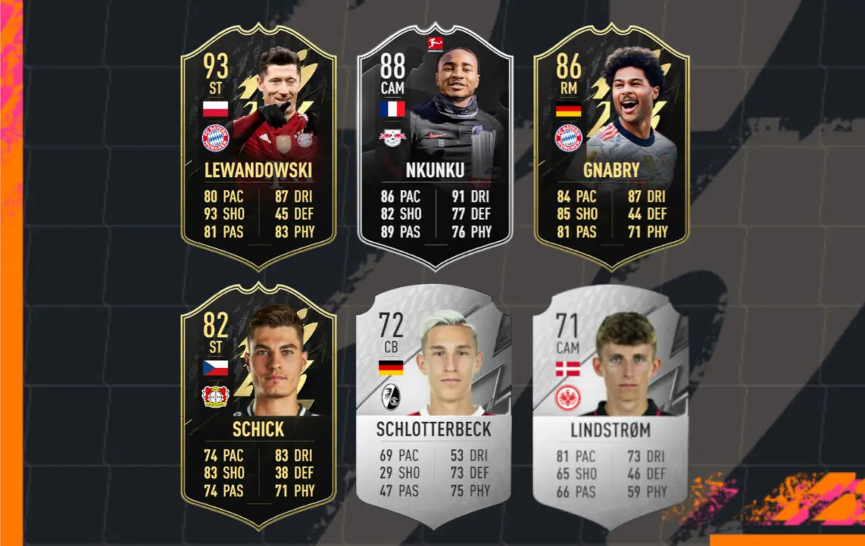 FIFA 22: estos son los nominados al POTM de la Bundesliga en diciembre Ultimate Team