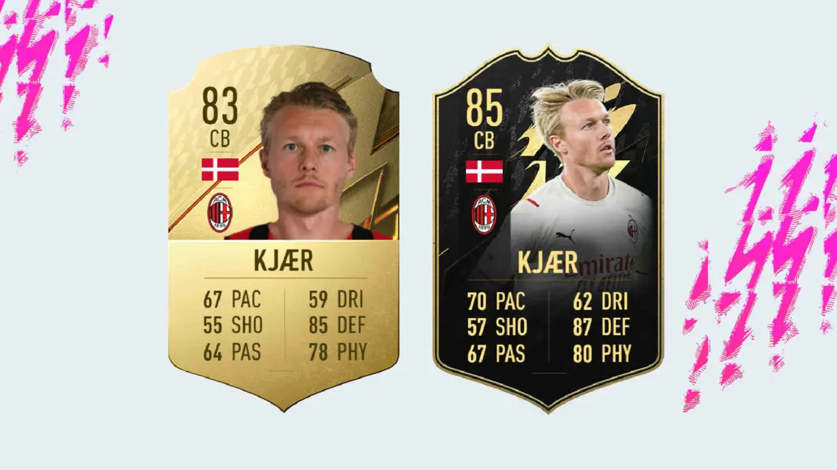 FIFA 22: filtrados un nuevo Icono SBC y una carta TOTY Mención Honorífica Ultimate Team cartas anteriores de Simon Kjaer